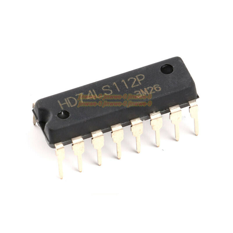 1pcs DIP 74LS112 Double J-K trigger DIP-16 with preset clear negative trigger