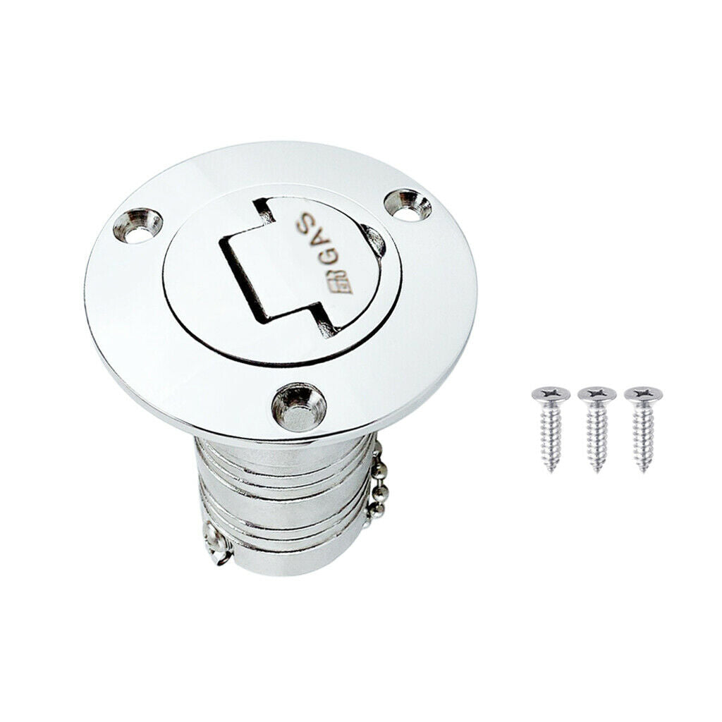 Boat Gas Fill Keyless   1-1/2" Boat Accessory Fit for Hose Deck Fill