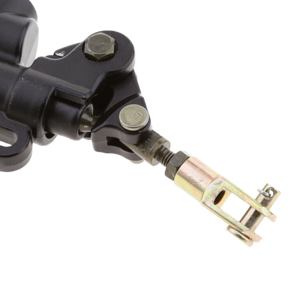 Black Back Rear Hydraulic Brake Master Cylinder PIT Quad Dirt Bike ATV Buggy