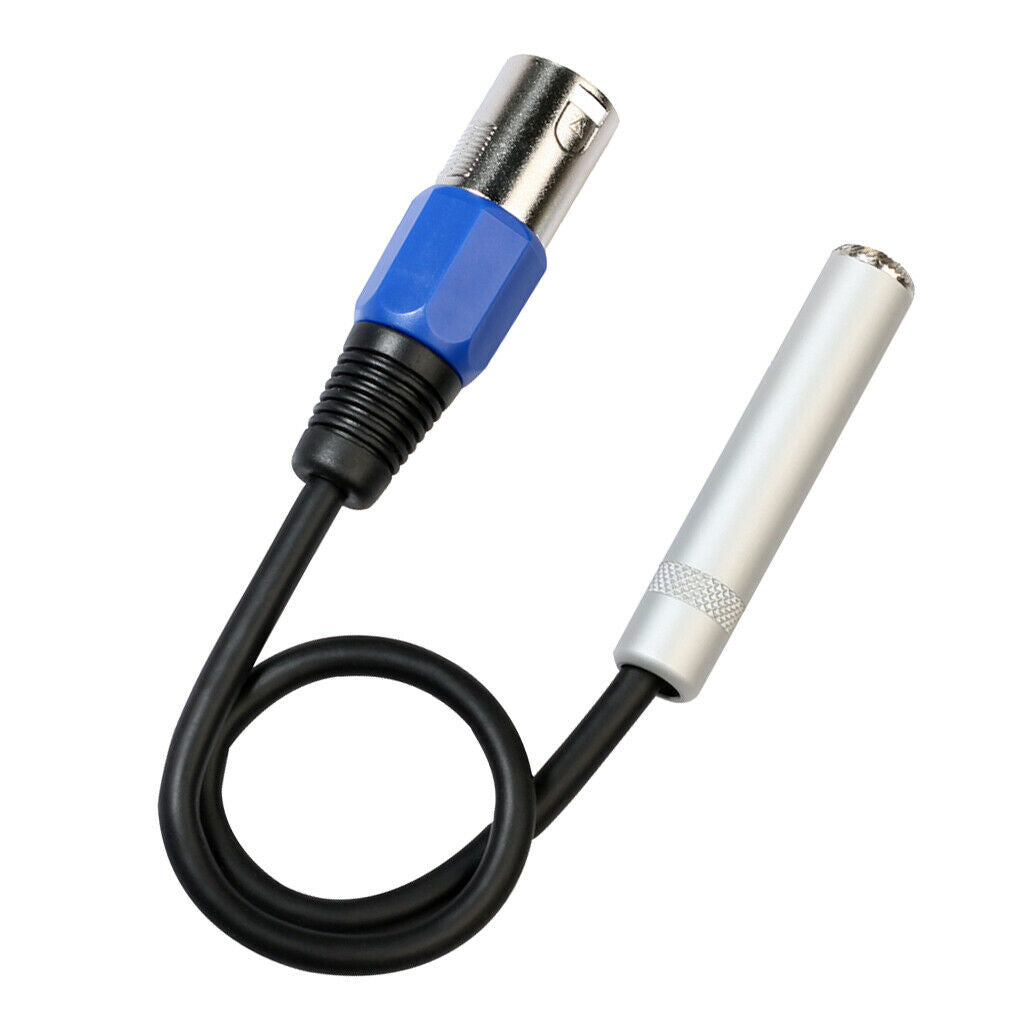 6.35mm Female Socket To XLR Male Cable Musical Instrument Audio Equipment