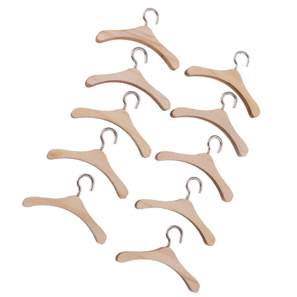 10 lot Clothes Hanger for 1/6 Dollfie SD Licca/Momoko/Azone Clothing Accs