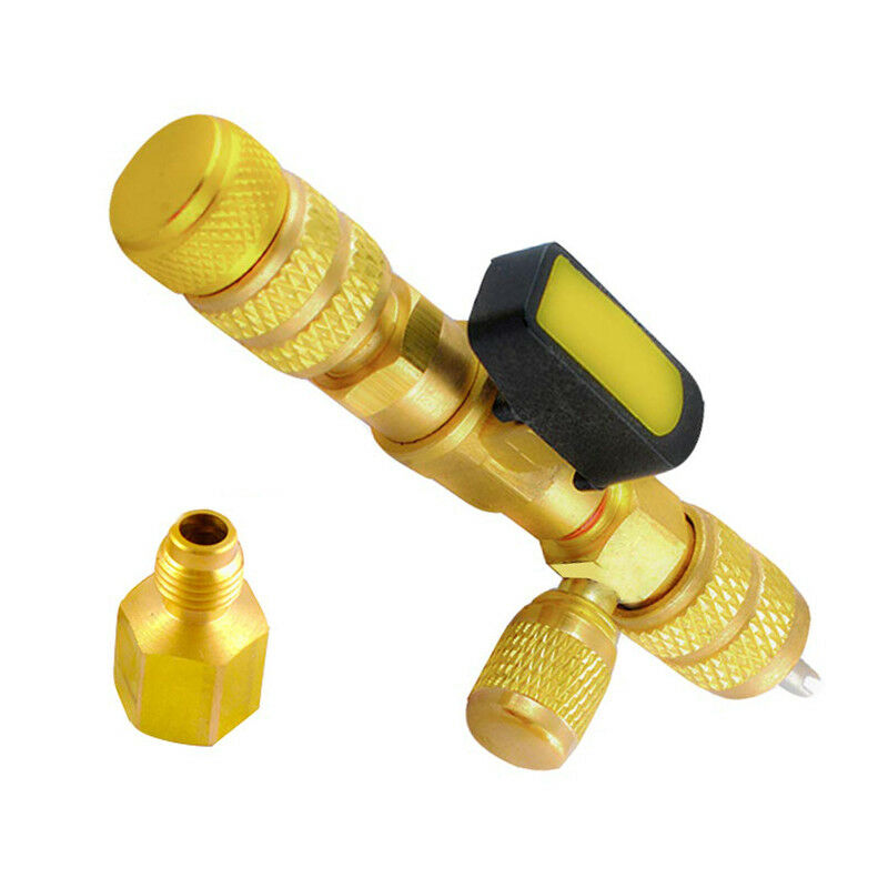 2in1 1/4" 5/16" booth Valve Core Removal Install Tool for R22 R410A R404A R407C