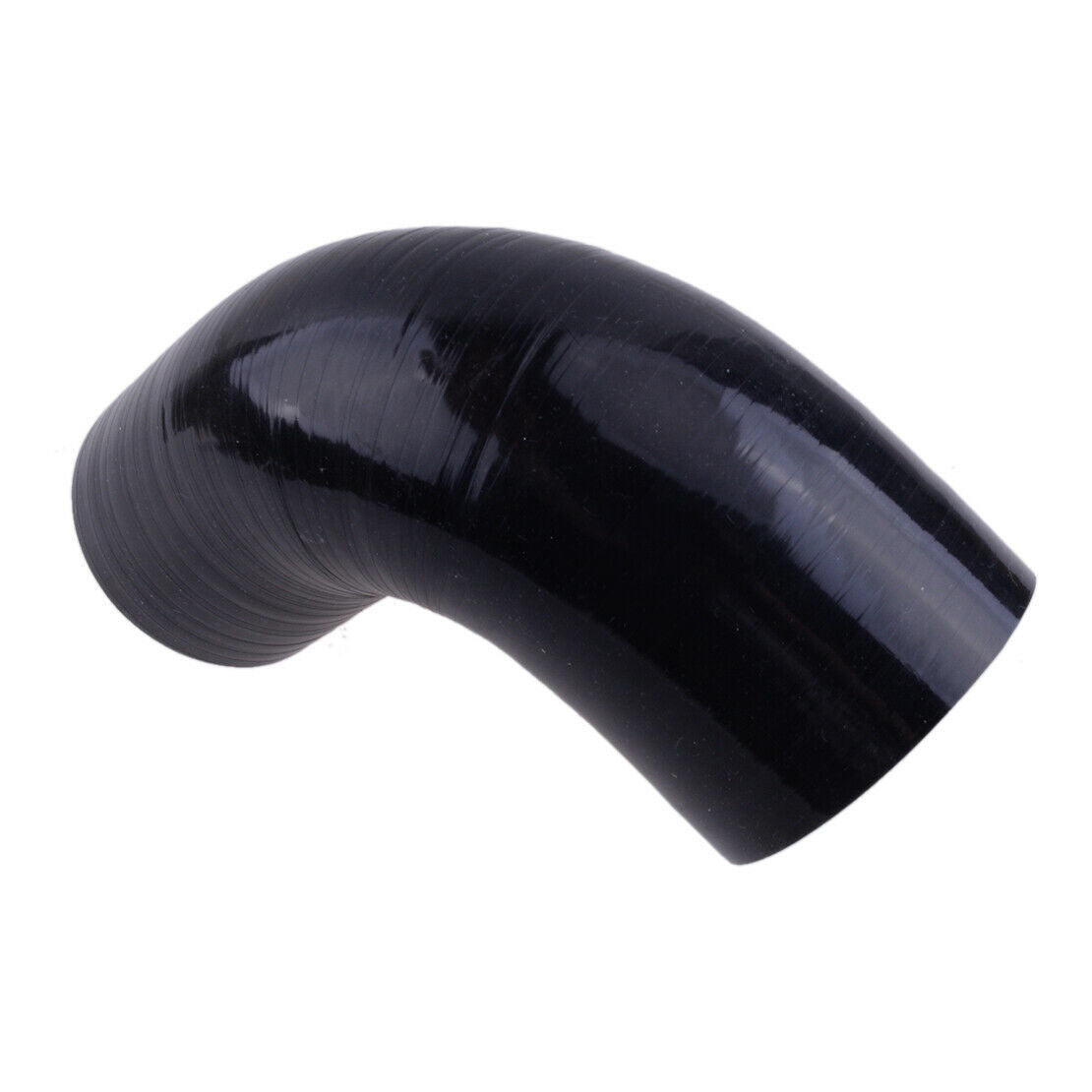 2" to 2.5" Silicone 90 Degree Elbow Reducer Pipe Hose Black Car Hot