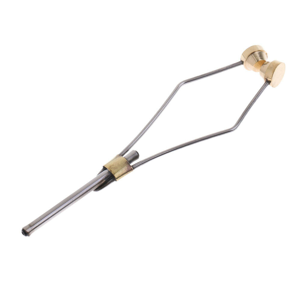 Stainless steel and Ming reel holder, fly fishing tool, fly tying