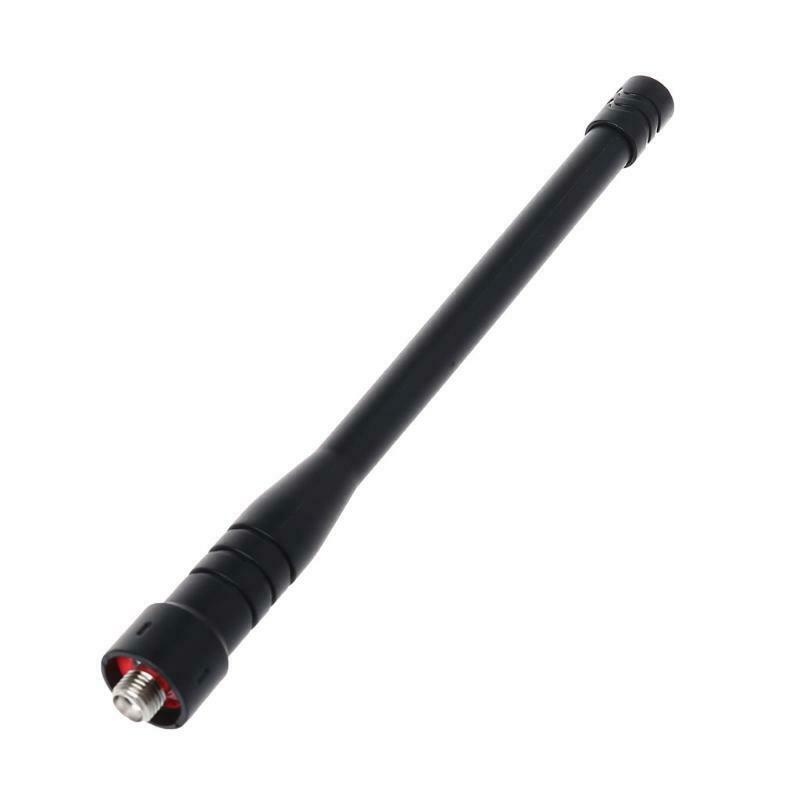 2Pcs SMA-Female 430Mhz UHF Telescopic Gain Antenna for Baofeng UV-5R 888s 777s