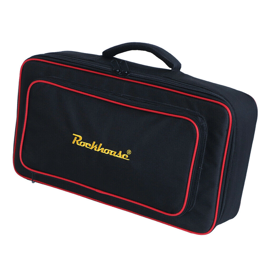 Black Universal Portable Guitar Effects Pedal Board Gig Bag Soft Case Big