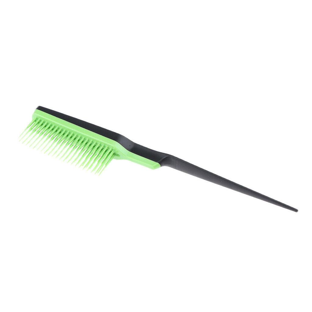 3x Pro Salon Plastic Hairdressing Styling Hair Extensions Brush Comb 25x14cm