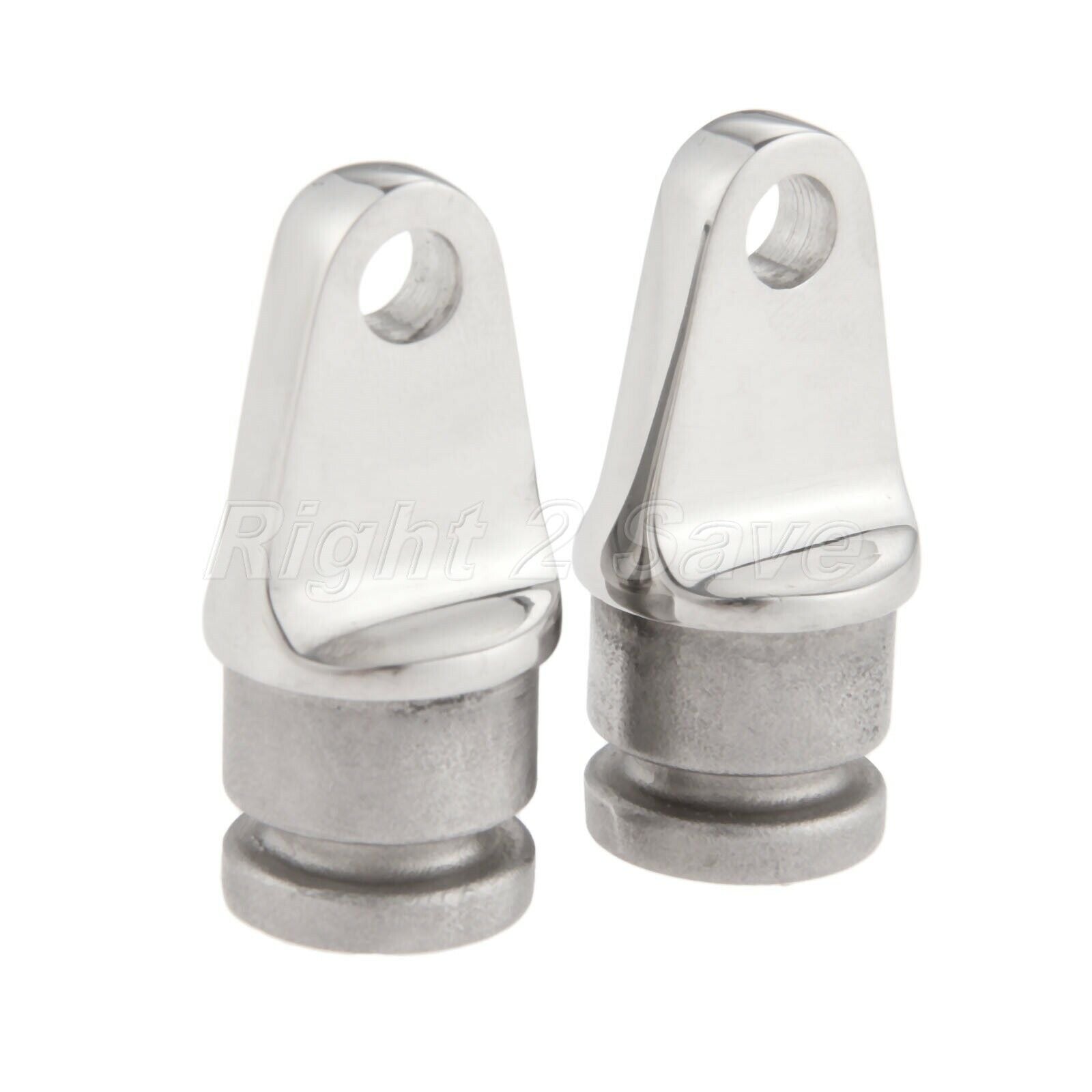 2Pcs End Plug Inserts for 22mm 25mm Tube Pipe Bimini Top Fittings Inside Eye End