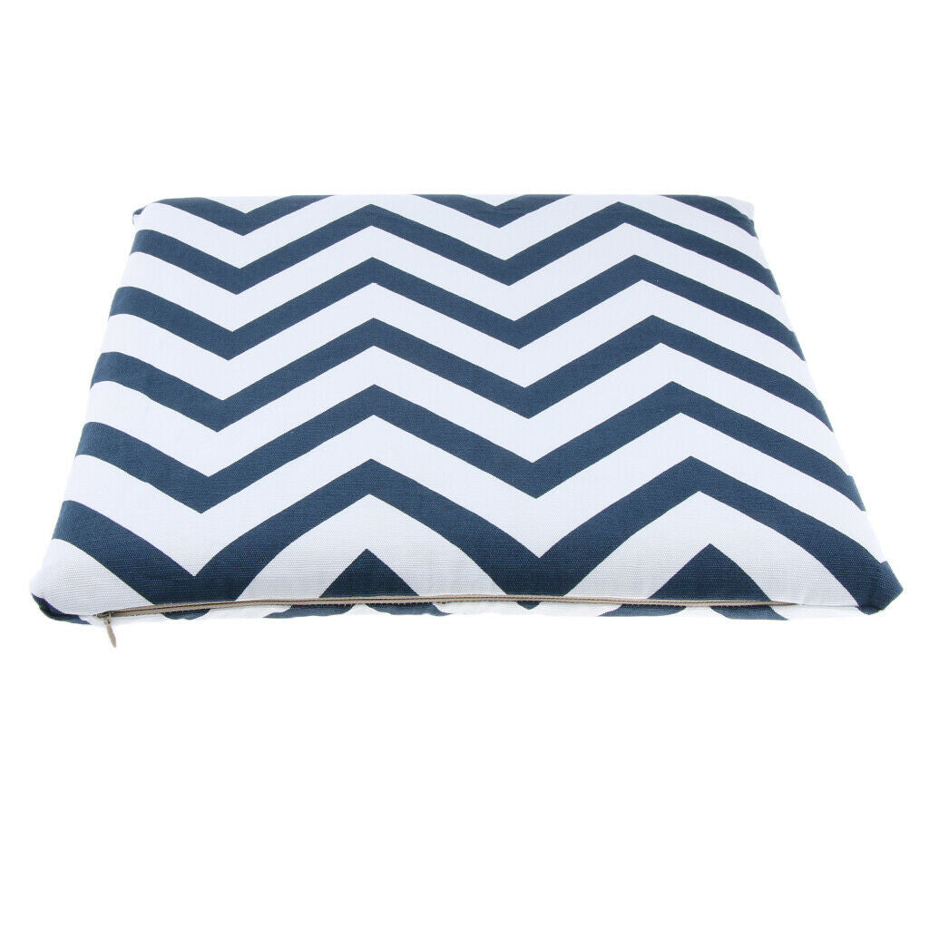 Thick Foam Chair Seat Cushion Pad for Dining Office Chair Car Seat Dark Blue