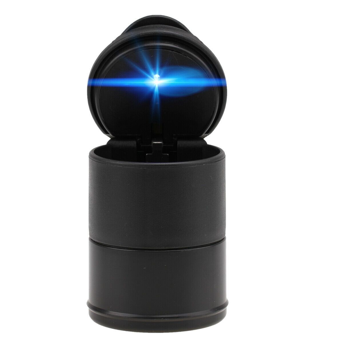 Portable Car Ashtray Detachable Travel Cigarette Cylinder Holder Cup LED Light