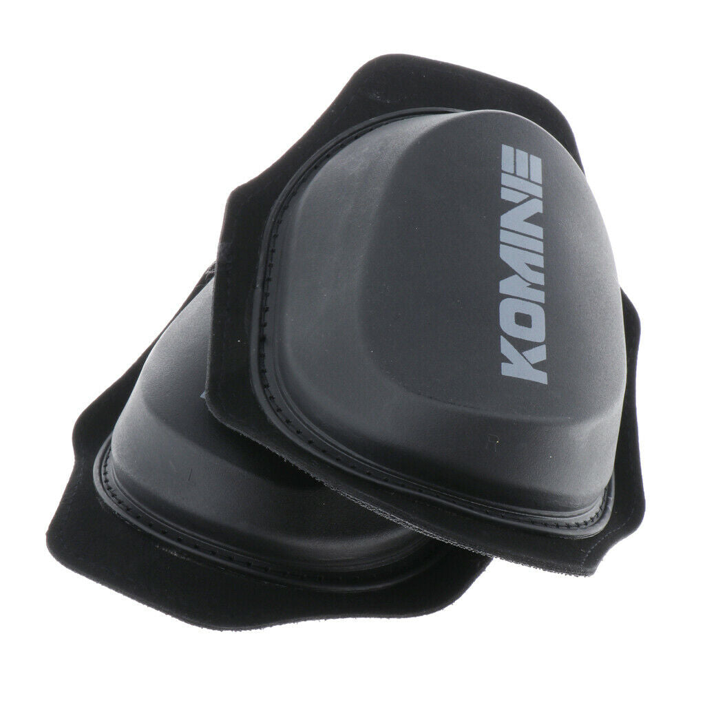 Motorcycle Motorbike Knee Sliders Track Race Motorbike Knee Pads, Black