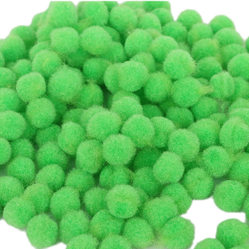 200 Pieces Pom Poms for Kids Mini Kraft Decoration  Small Balls