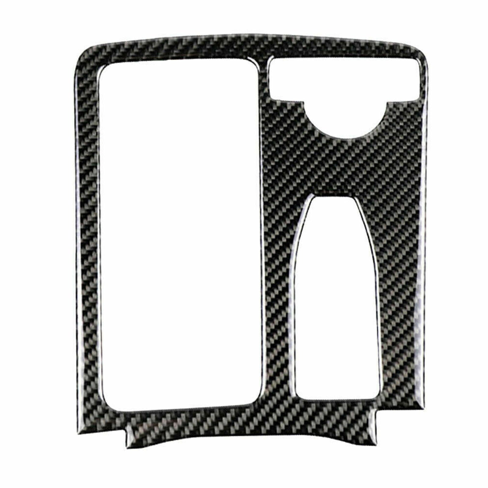Carbon Fiber Multimedia Panel Cover Trim For Mercedes C / E Class W204 W212
