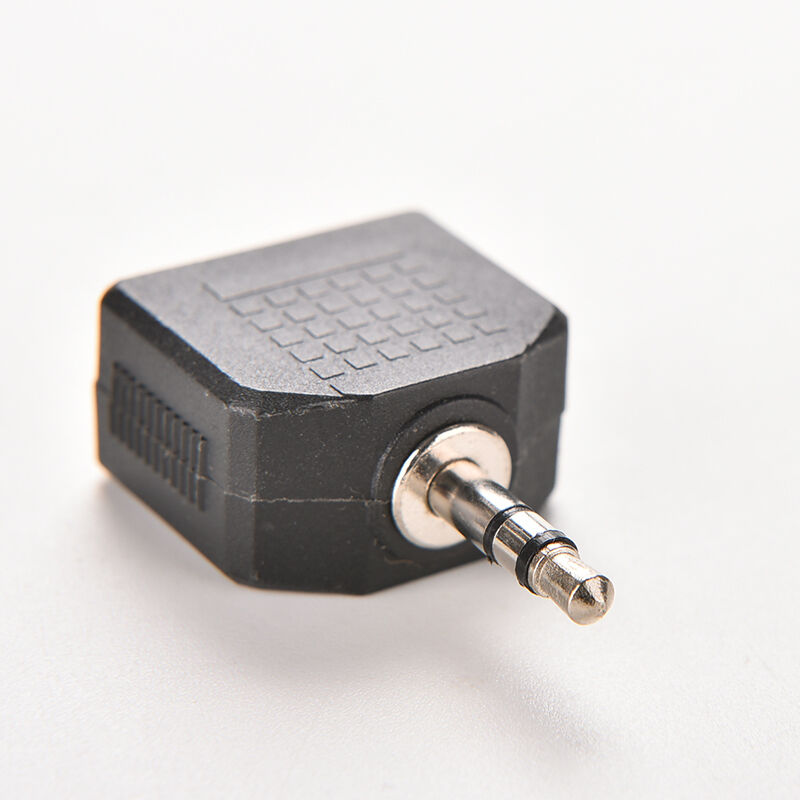 3.5mm Stereo Y Splitter Audio Adapter - 1/8" Male Plug to 2 Dual Female Ja.l8
