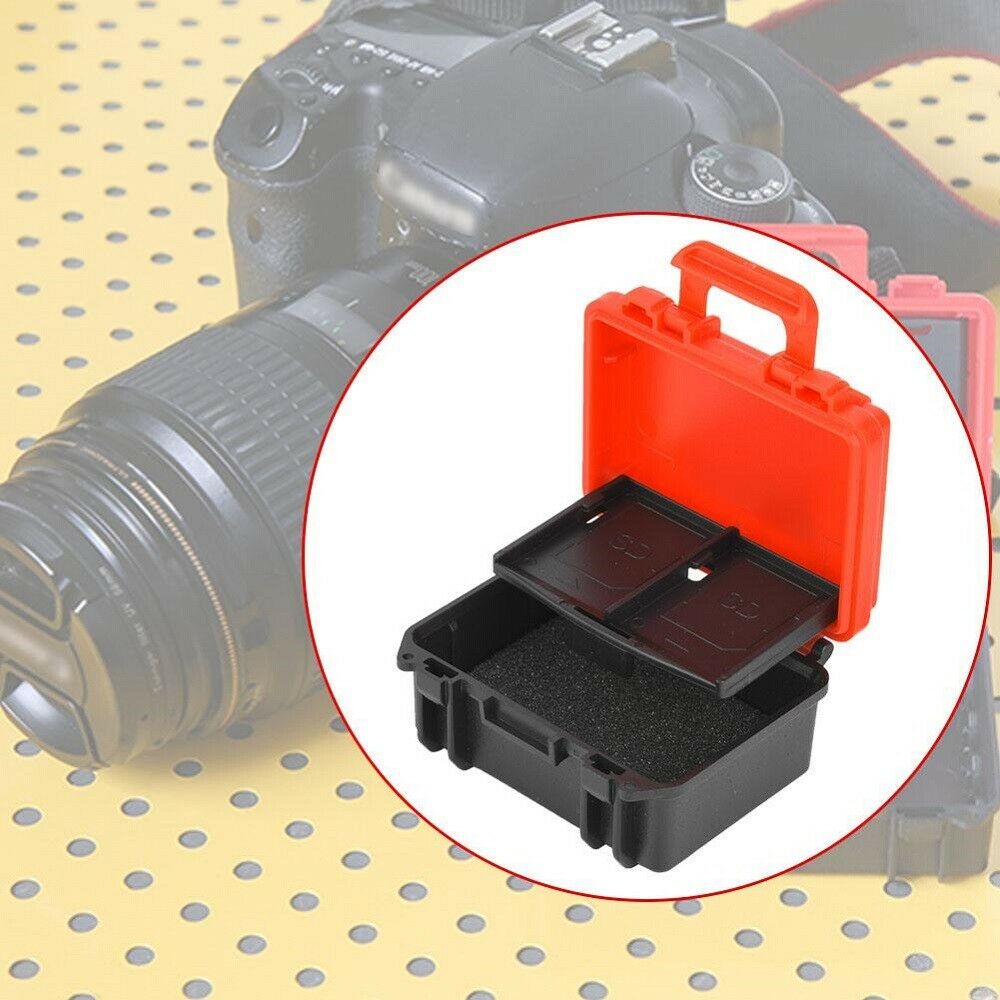 ABS Camera Battery CD Memory Card Storage Box Case Dust-proof for Canon P-E6 NEW