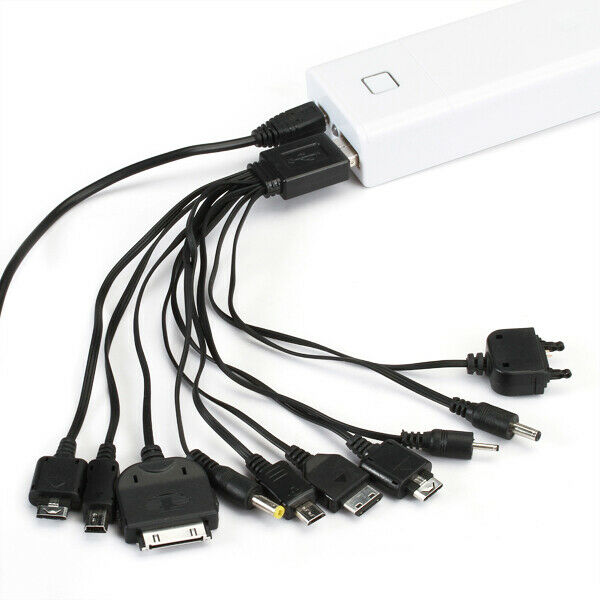 USB 10 in 1Mobile Phone Power Supply Charger 18650 Battery Charger