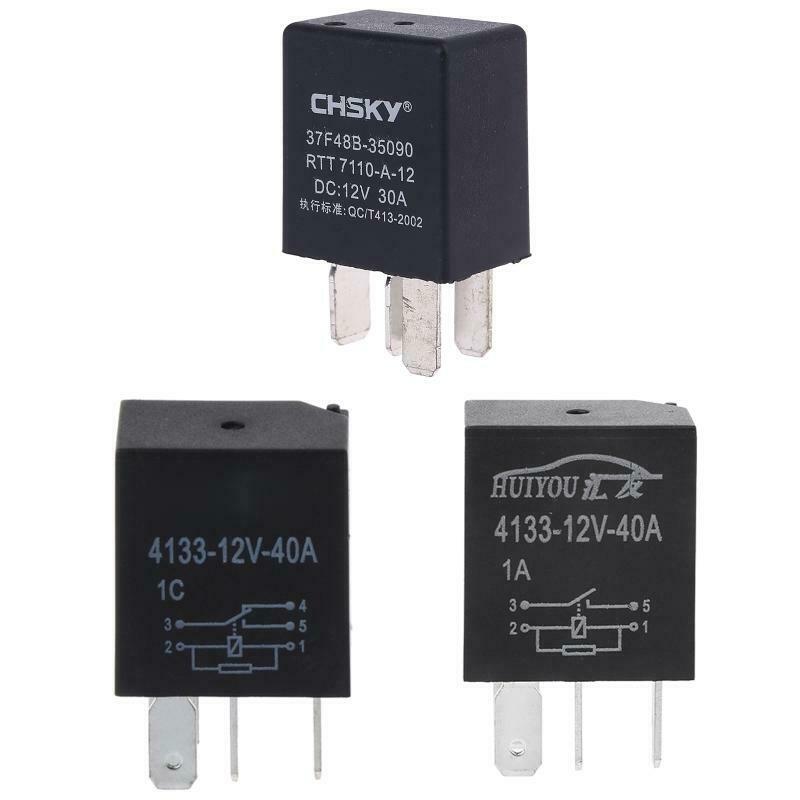 Automotive 12V 40A 4 Pin Relay Automotive Relays For Car