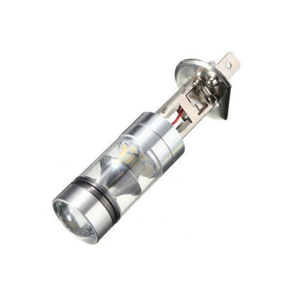 2x H1 20-SMD 100W White XB-D LED Blub Daytime Running Light Fog Driving Lamp