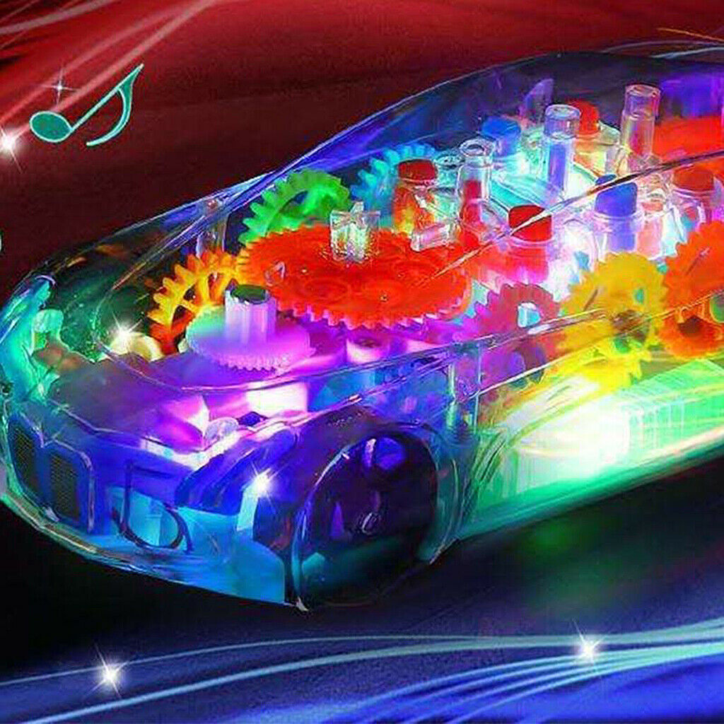 Kids Transparent Early Educational Learning Race Car Toys for Toddlers