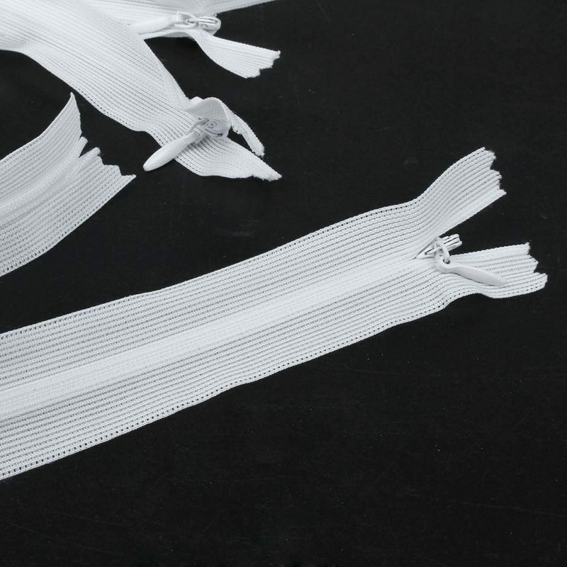 6pcs/lot Invisible zipper Back cushion Skirt Hidden Nylon Zipper for sewing/GaD1