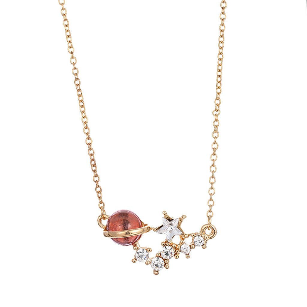 Charm Golden Drill Star Pendants Banquet Lady Dating Jewelry Birthday Gifts