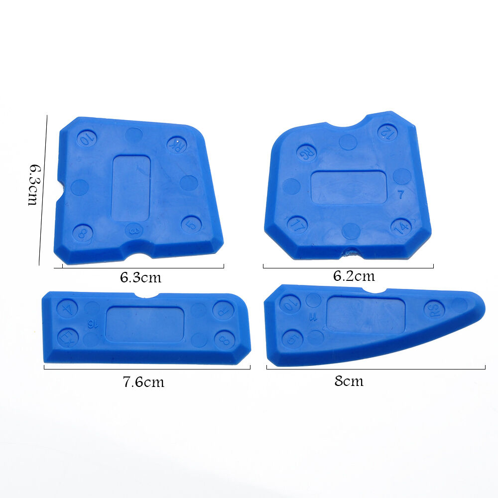 4Pcs/Kit Sealant Spatula Caulking Tool Kit Joint Silicone Grout Remover Scraper
