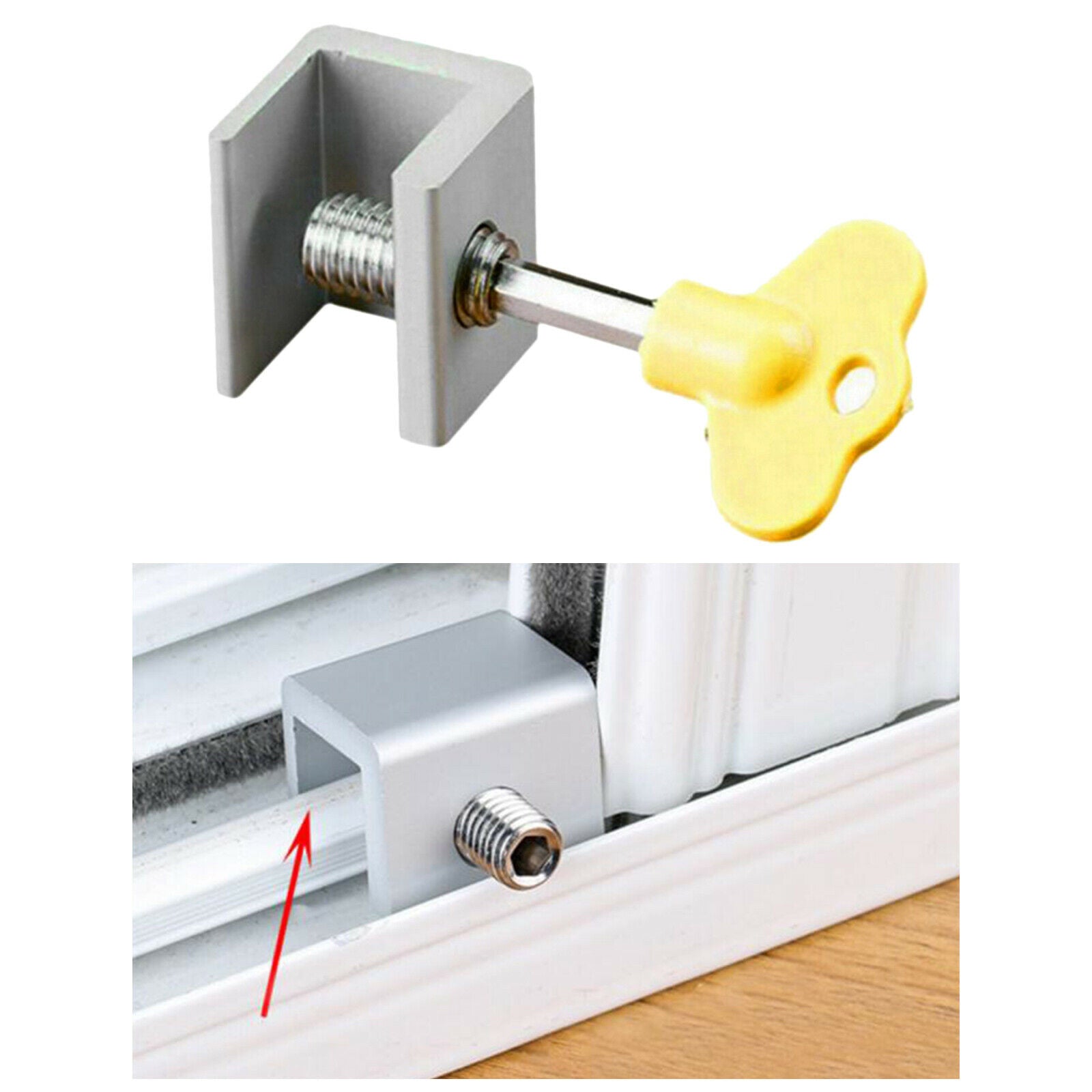 Sliding Door Window Locks Child Window Security Lock Door Hardware Accessories