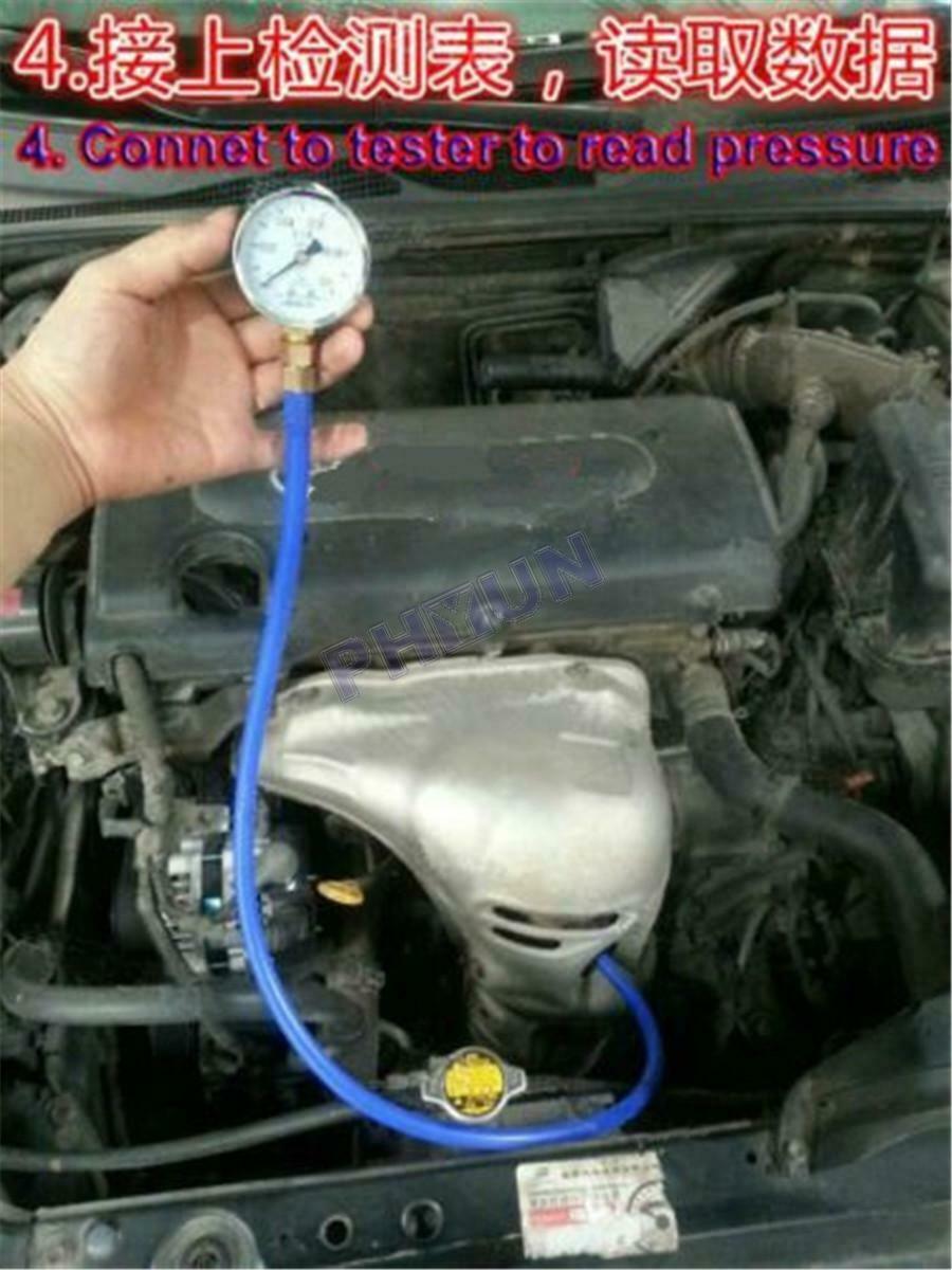 Car Three-way Catalyst Pressure Tester Check Exhaust Presure Guage if Blocked