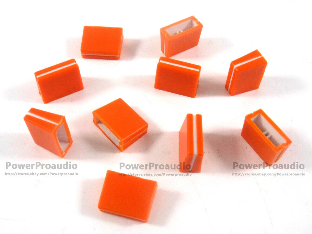 10PCS REPLACEMENT PIONEER FADER CROSSFADER KNOB DJM800 DJM700 DAC2371 orange