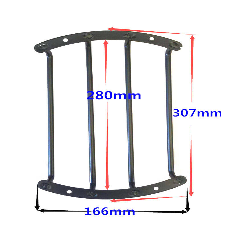 10" Car SUV Subwoofer Audio Speaker Grille Cover Protector Decorative Wear Metal