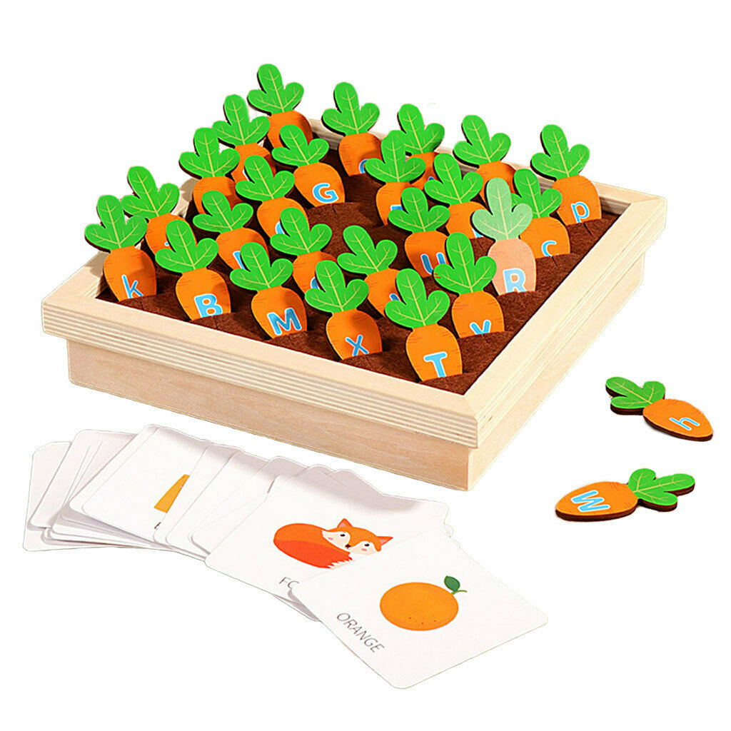 Montessori Simulation Pulling Carrots Game Matching Game Learning Toys