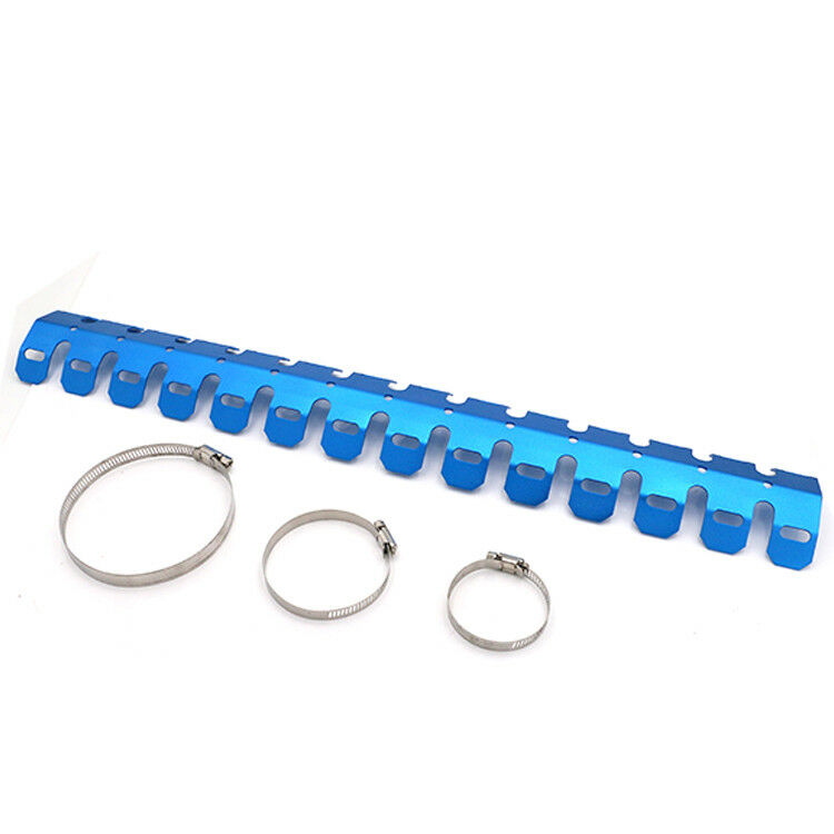 Exhaust Pipe Insulation Blue Anti-scald Heat Shield Guard Cover Dirt Off-Road