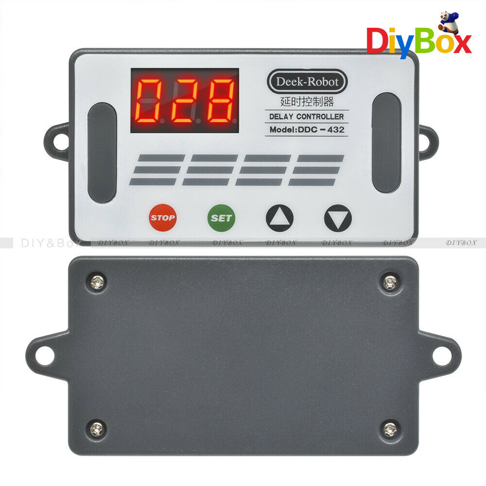 LED Display DDC-432 DC5-30V 4 button 3-digit Digital Tube Dual MOS Delay Control