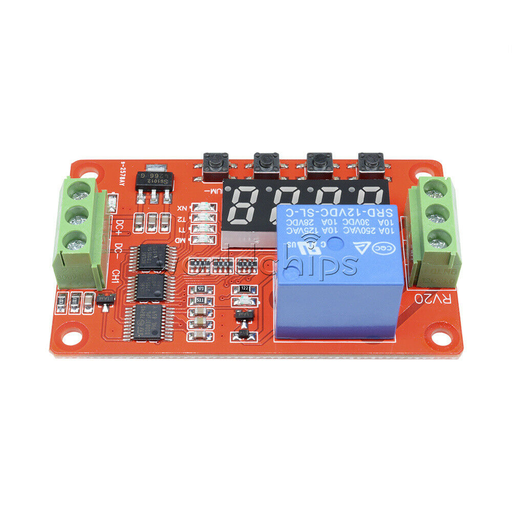 12V Relay Cycle Timer Module PLC Home Automation Delay Multifunction New