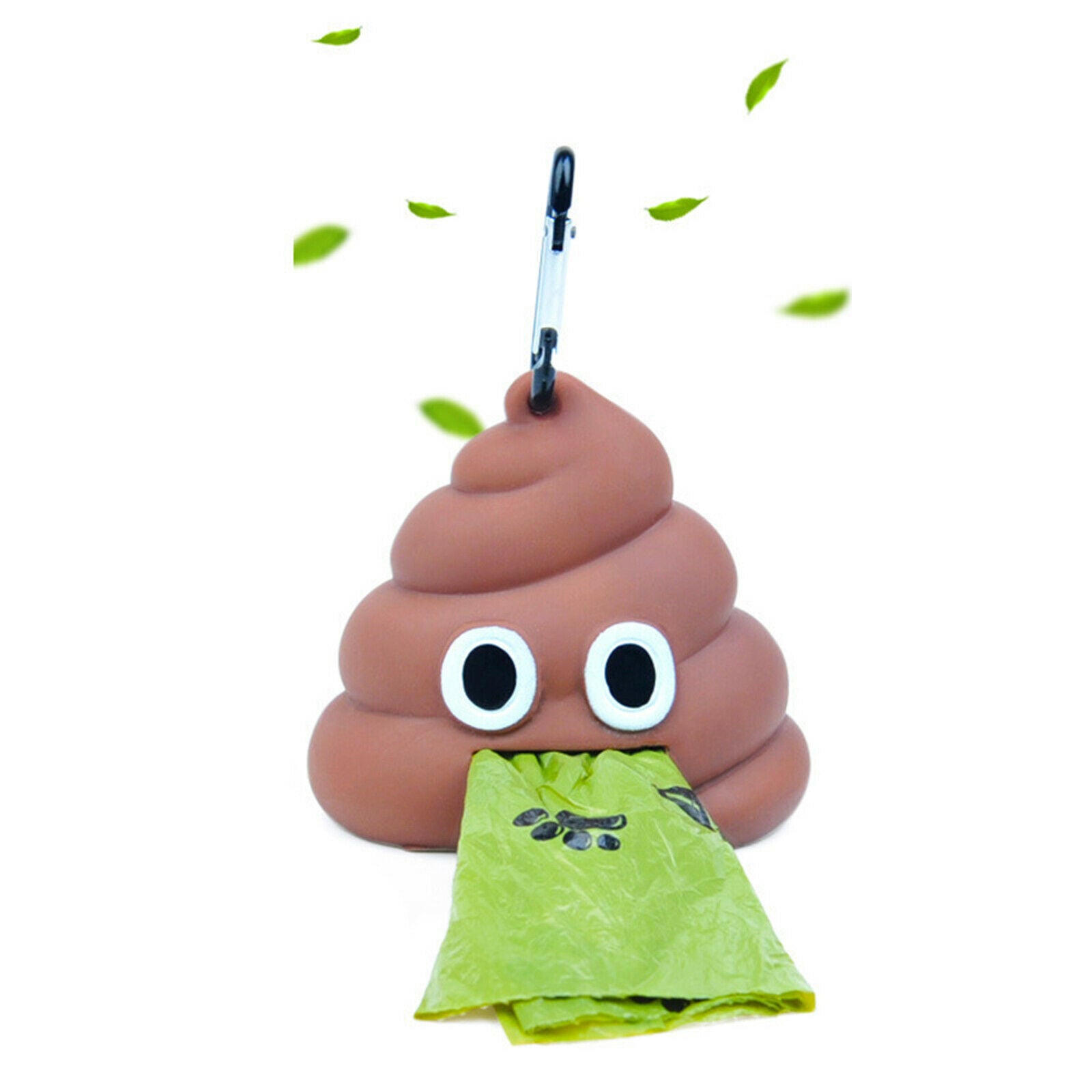 Silicone Pet Waste Bag Dispenser Cute Funny Holder Poo Distributor Carrier
