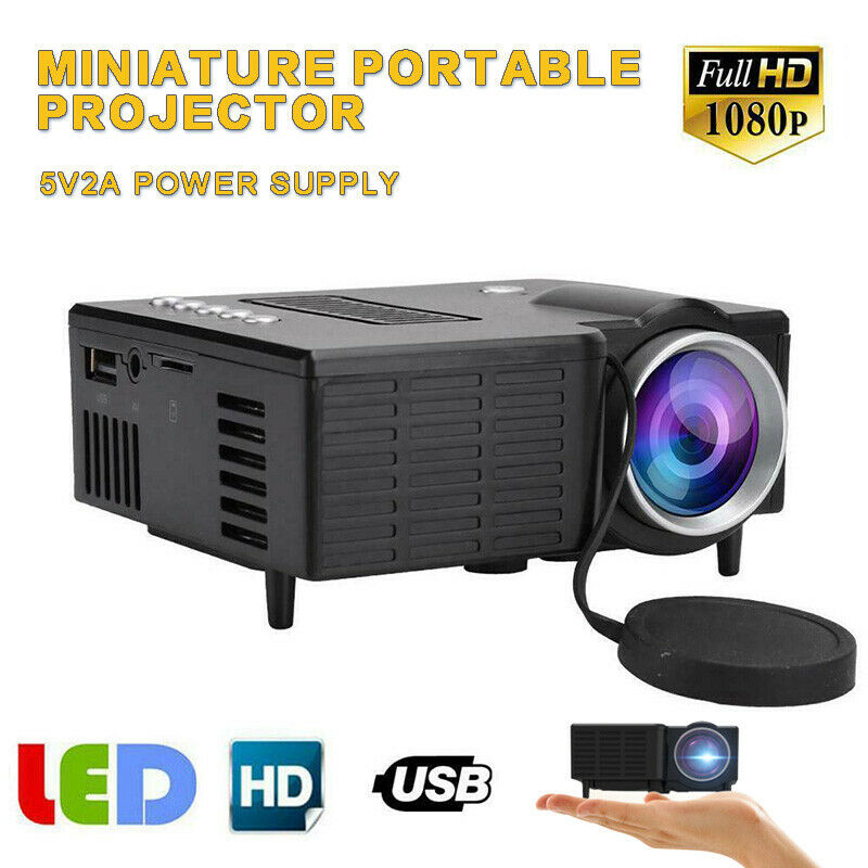 UC28C Mini Portable Family LED Micro Mobile Phone Video Projector Home Theater