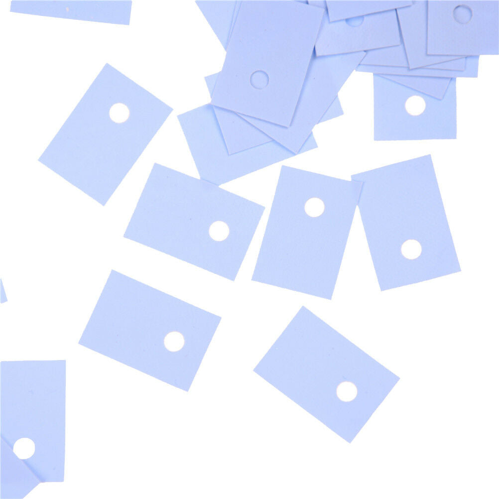 100pcs TO-220 Silicon Rubber Pad Insulation Silicon Heatsink Silicon Shee.l8