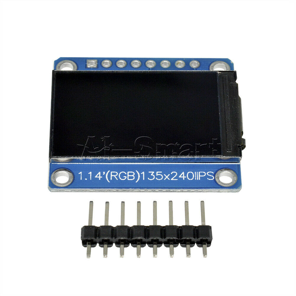 ST7789 1.14'' Inch HD SPI 3.3V Full Color 135x240 LCD Display Module for Arduino