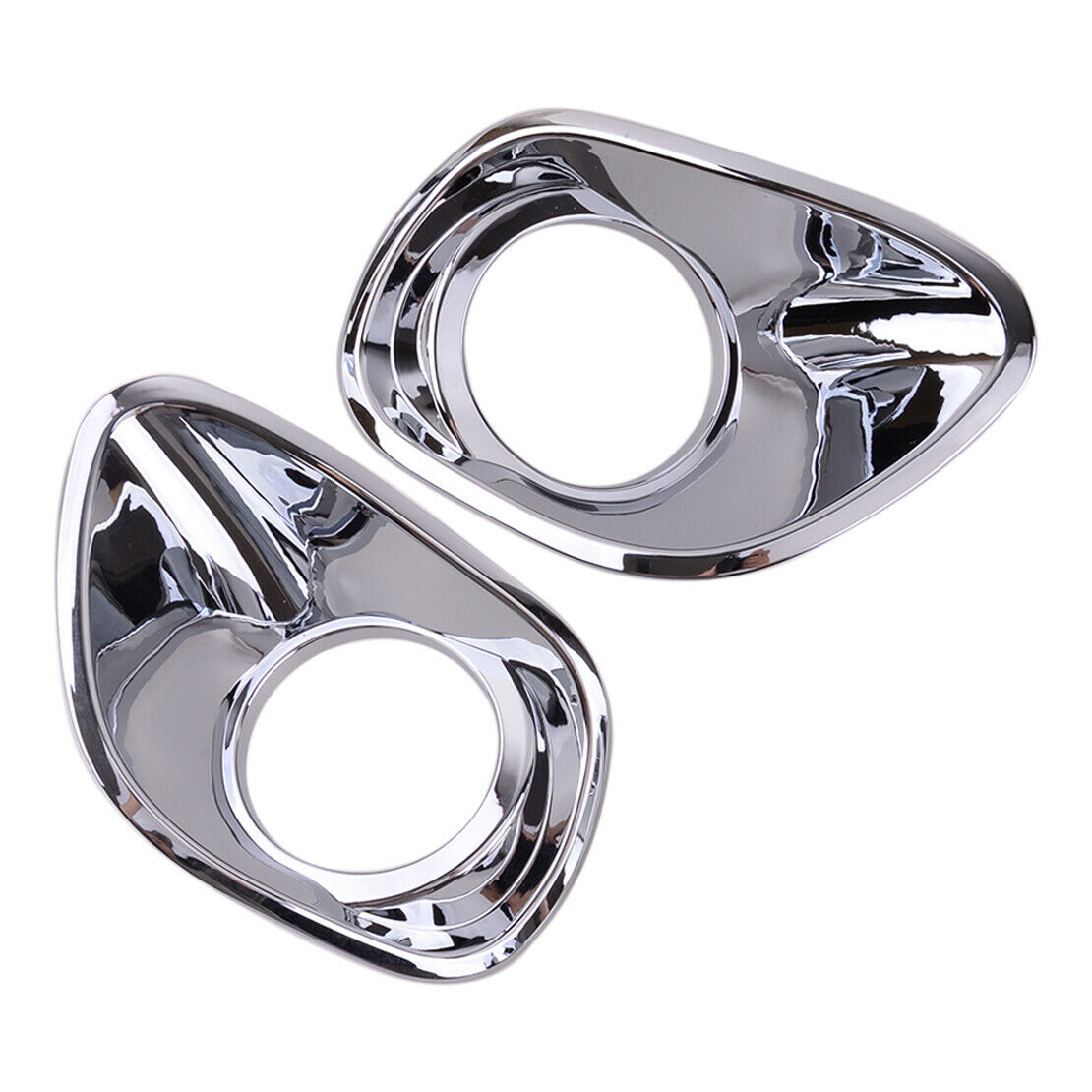 2pc of Chrome Front Fog Light Lamp Cover Trim Bezel fit for Jeep Patriot 2011-16