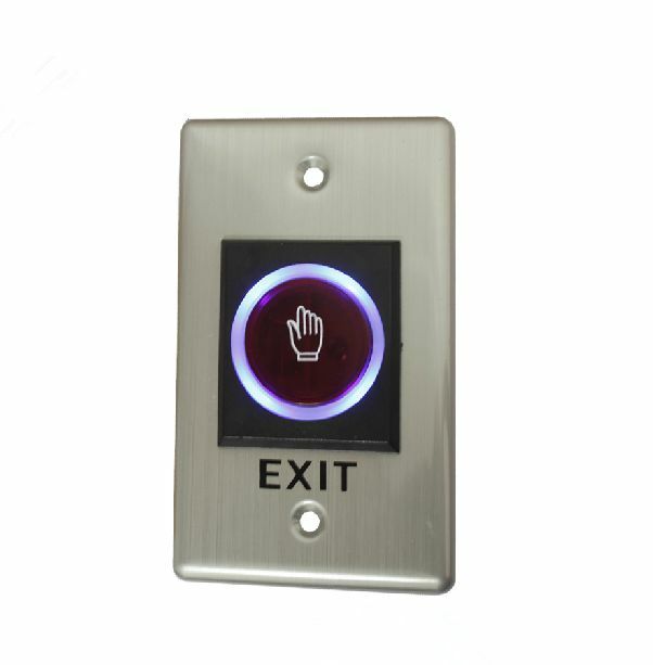 12V DC Door Infrared EXIT Button Switch Sensor Door Release "Hand" Rectangular