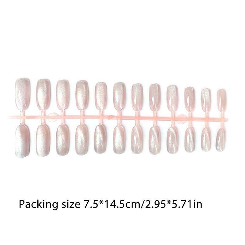 Glue Nail Patch Wearable False Nails Coffin Colorful Full Cover False Nails