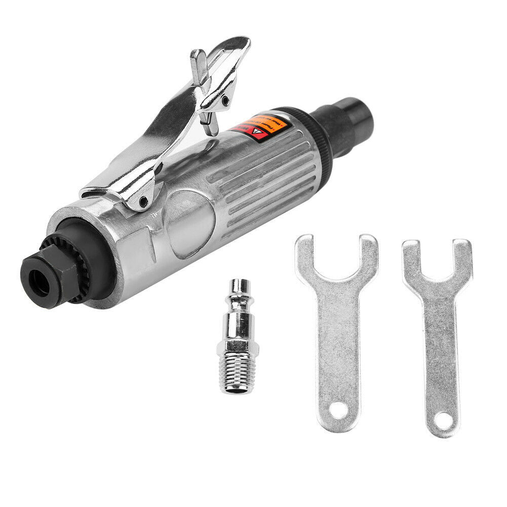 1/4" Pneumatic Die Grinder Air Angle Grinding Engraving Polisher Machine Tool