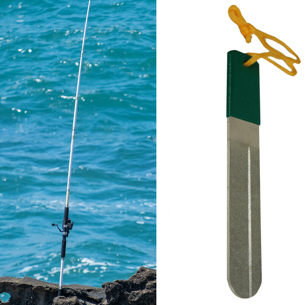 Fish Hook File Hone Sharpener Survival Camping Gear Fishing Accessory 6''