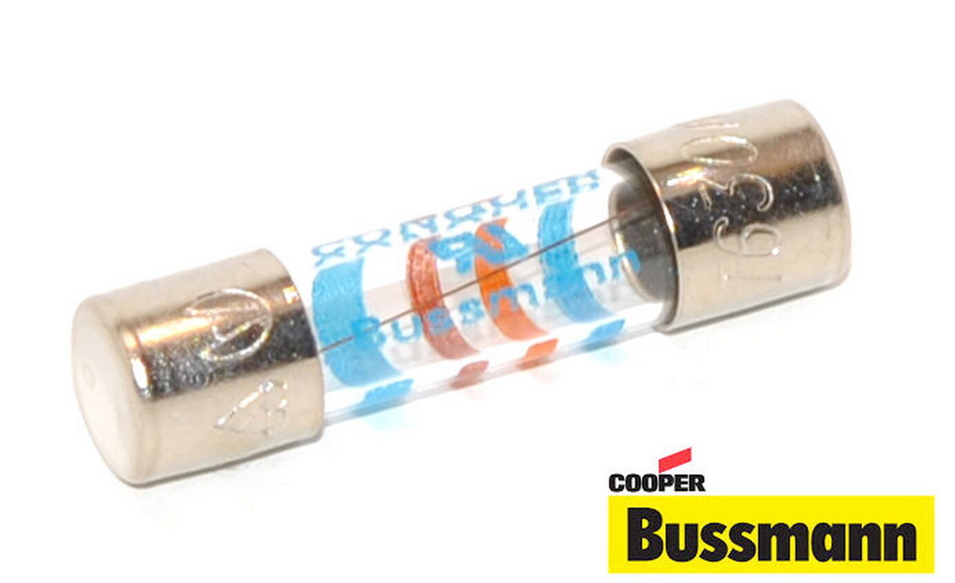 2pcs -  BUSSMANN S506 T 2A 250V 5x20mm Slow-Blow Glass Fuse