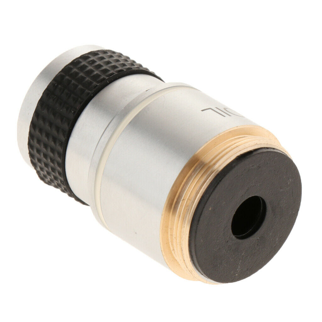 100X (Oil, Spring) Achromatic Compound Microscope Objective Lens