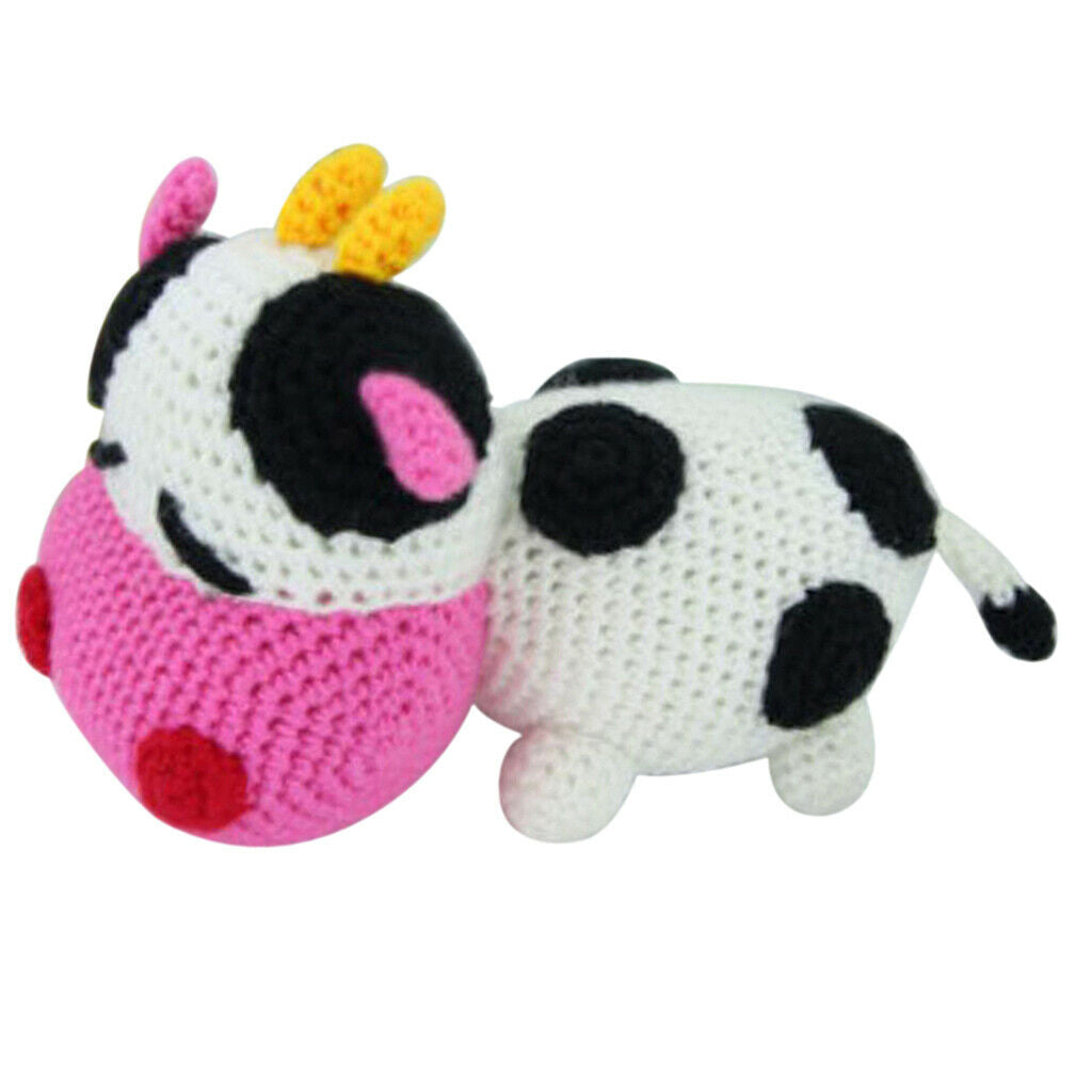 Crochet Cute Cow: Easy Animals Patterns 7.8 inches