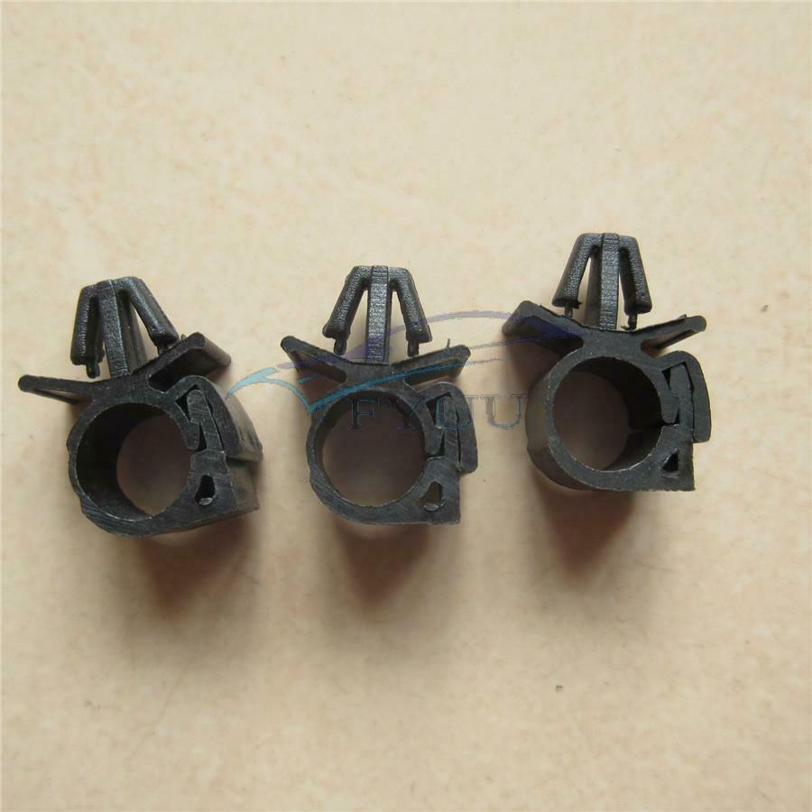 20 Pcs Plastic Car Fixed Clips Corrugated Pipe Tie Wrap Cable Clamp Fasteners