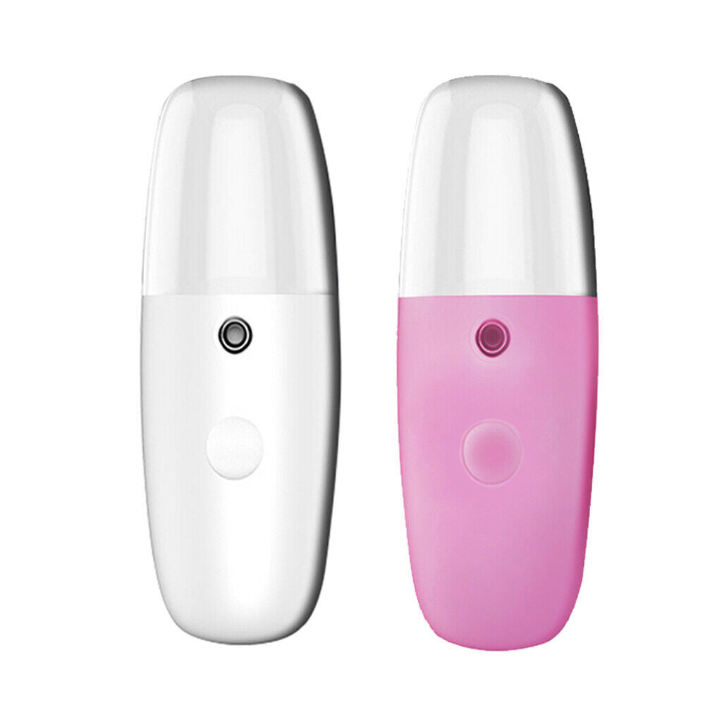 10x Handy Water Facial Mister 1oz Skincare Hydrating Nano Face Sprayer White