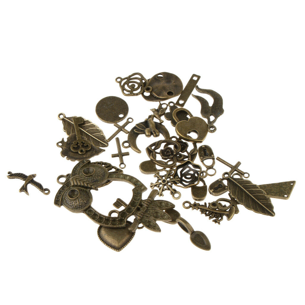 Alloy Charm Pendants DIY Craft Jewelry Findings Clothing Accessories Green