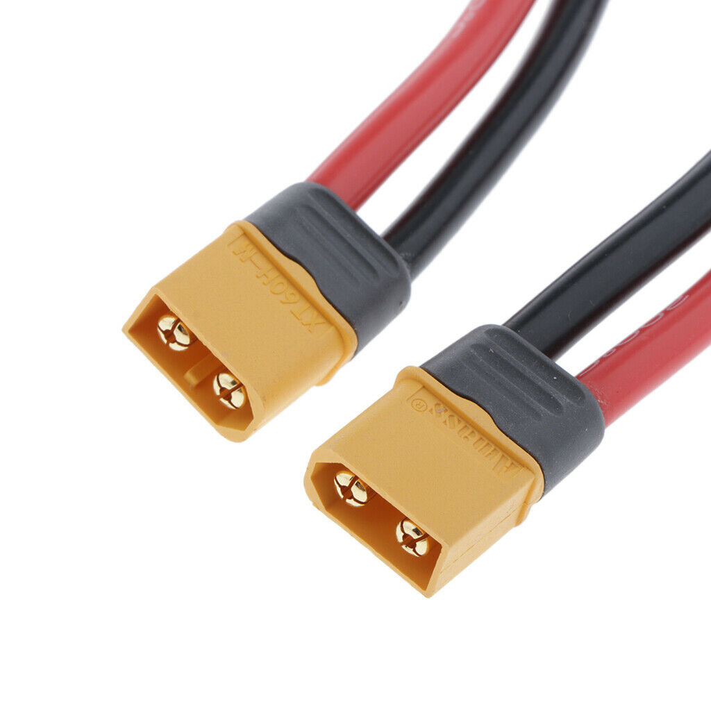 2 lot RC Battery ESC XT60 Male Plug to XT90 Female Connector Extension Cable